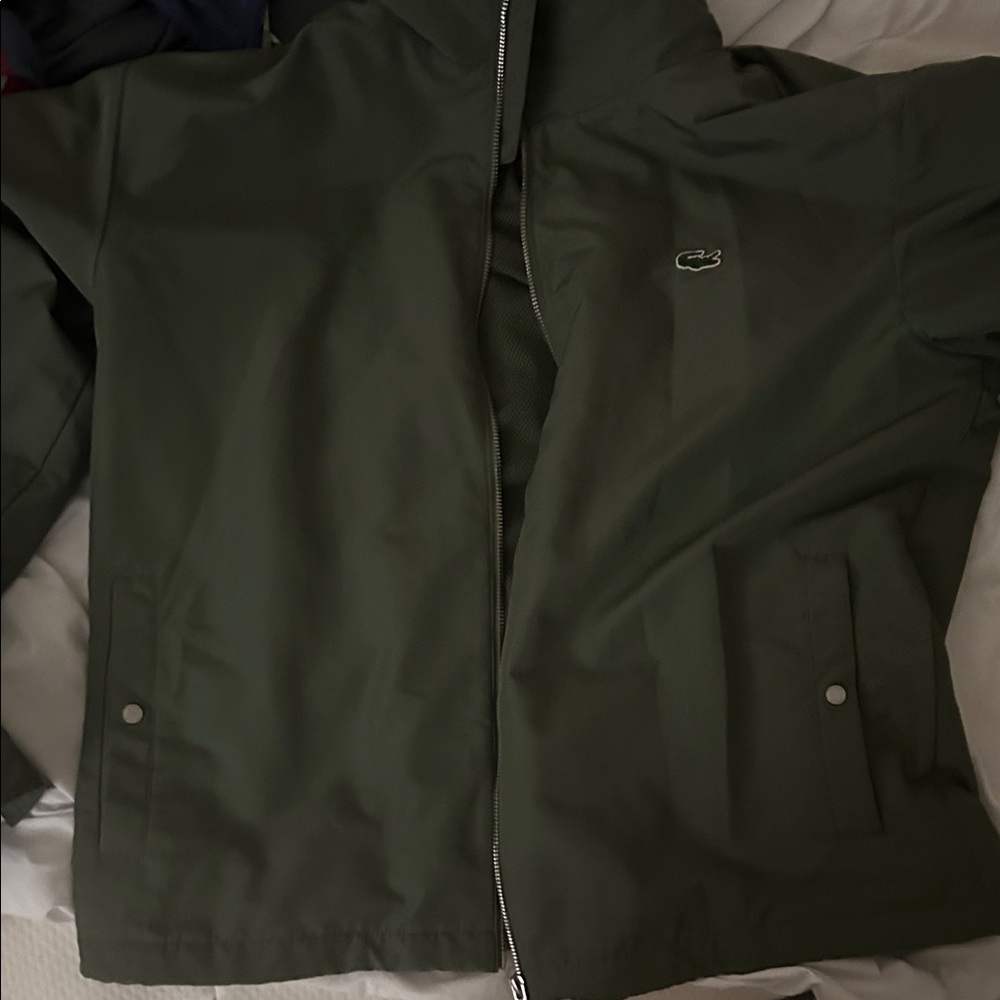 Lacoste Men's Dark Green Windbreaker